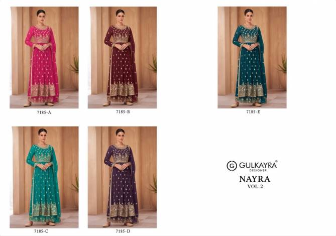 Gulkayra Nayra Vol 2 Heavy Wedding Wear Wholesale Georgette Suit Catalog
